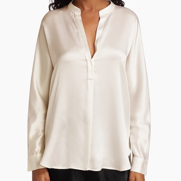 Vince Tops - VINCE 100% Silk Long-Sleeve Blouse